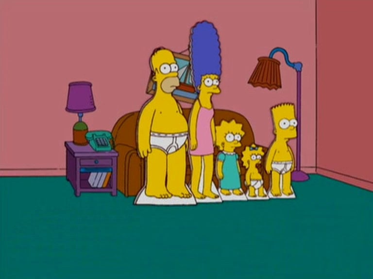 Couchgag aus „Mit gespaltener Zunge“ (Staffel 18)