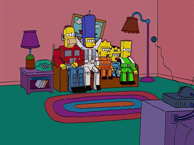 Couchgag aus „Selig sind die Unwissenden“ (Staffel 17)