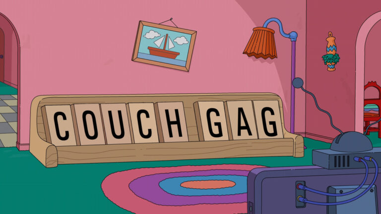 Couchgag aus „Alles Lüge“ (Staffel 34)