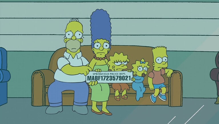 Couchgag aus „Auf diese Lisa können sie bauen“ (Staffel 22)