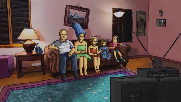 Couchgag aus „Barthood“ (Staffel 27)