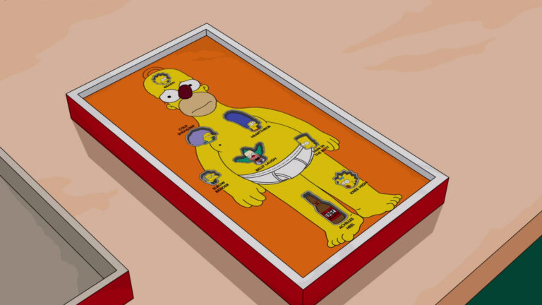 Couchgag aus „Besuch der alten Herren“ (Staffel 25)