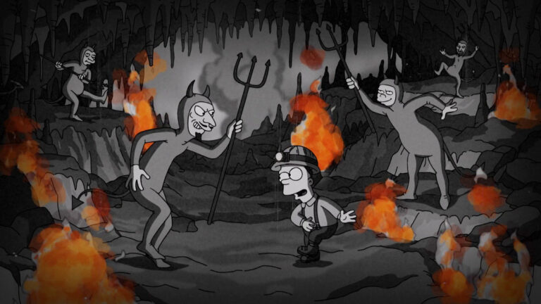 Couchgag aus „Blau im Amt“ (Staffel 29)