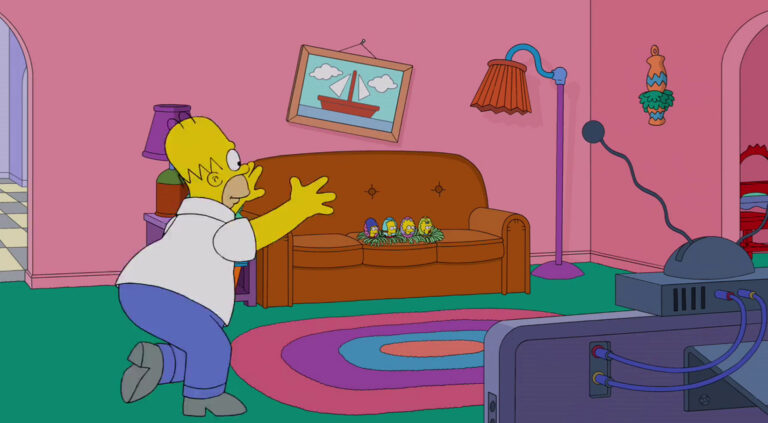 Couchgag aus „Burns Begins“ (Staffel 24)