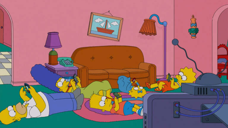 Couchgag aus „Covercraft“ (Staffel 26)
