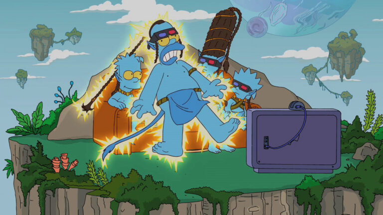Couchgag aus „Das Wunder von Burns“ (Staffel 22)