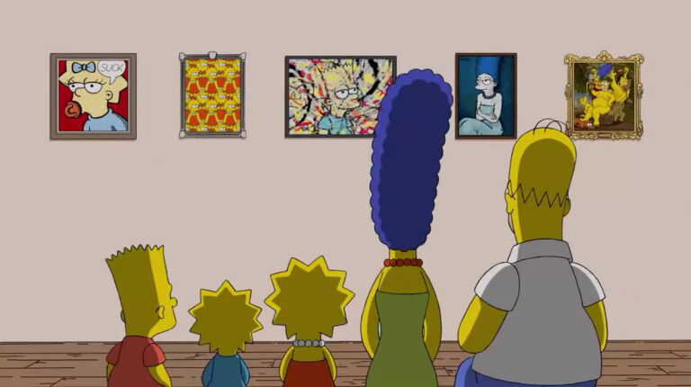 Couchgag aus „Der Mann, der als Dinner kam“ (Staffel 26)