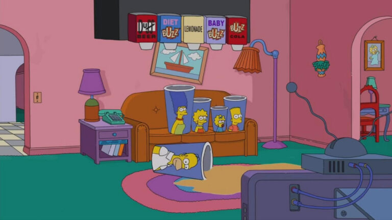 Couchgag aus „Der Prozess“ (Staffel 30)