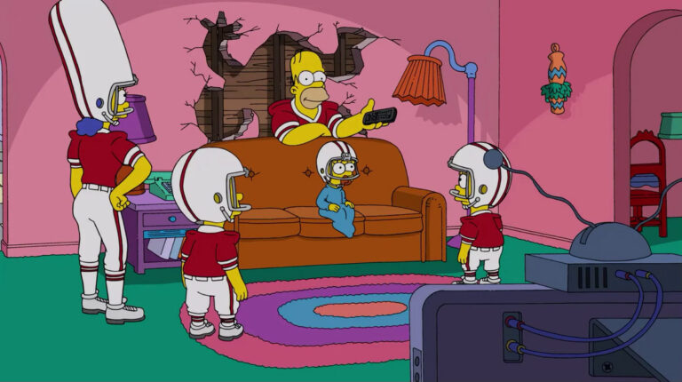 Couchgag aus „Die Frau im Schrank“ (Staffel 27)