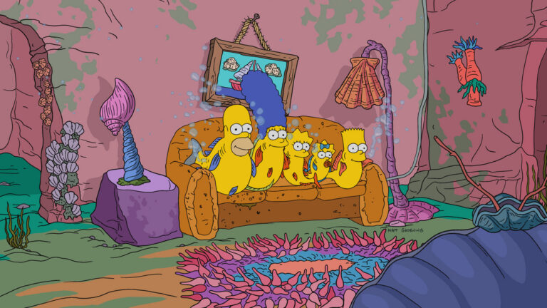 Couchgag aus „Die Pin Pals“ (Staffel 29)