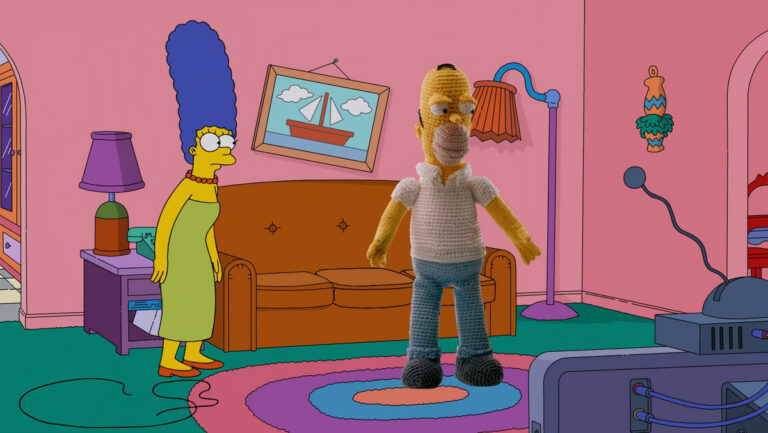 Couchgag aus „Die vielen Heiligen von Springfield“ (Staffel 34)