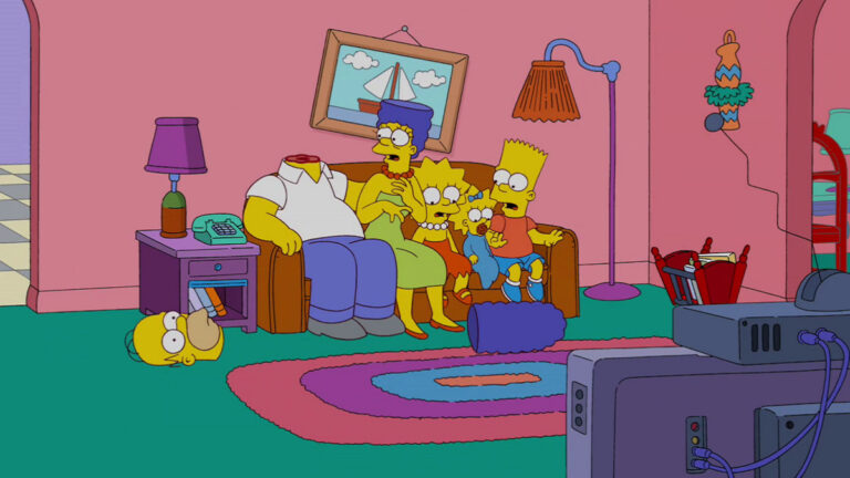 Couchgag aus „Eine Glatze macht noch keinen Kirk“ (Staffel 24)