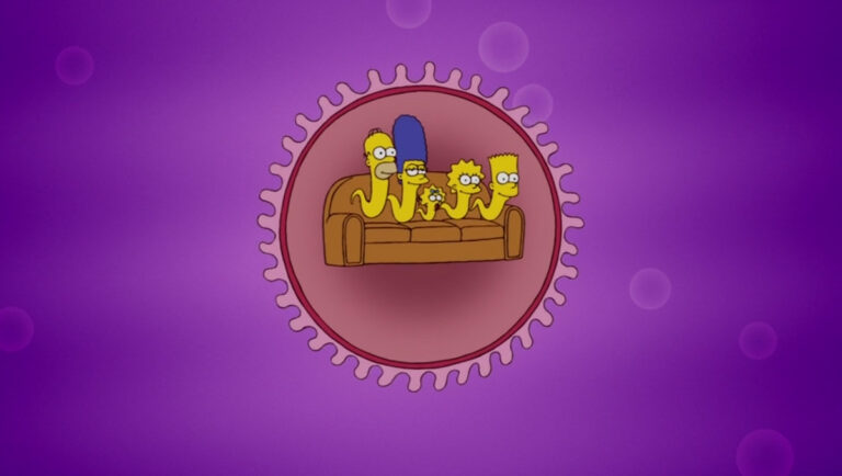 Couchgag aus „Es war einmal in Springfield“ (Staffel 21)