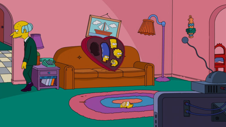 Couchgag aus „Fett's Dance“ (Staffel 30)