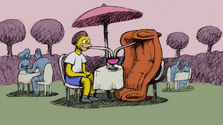 Couchgag aus „Gestrandet“ (Staffel 23)