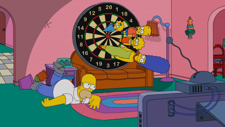 Couchgag aus „Gorilla Ahoi!“ (Staffel 31)