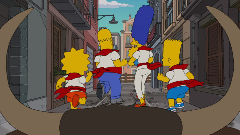 Couchgag aus „Homer, die Pfeife“ (Staffel 25)