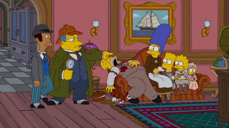 Couchgag aus „Im Rausch der Macht“ (Staffel 23)