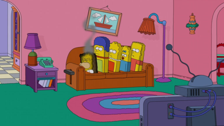 Couchgag aus „Keine Frau für Moe“ (Staffel 30)