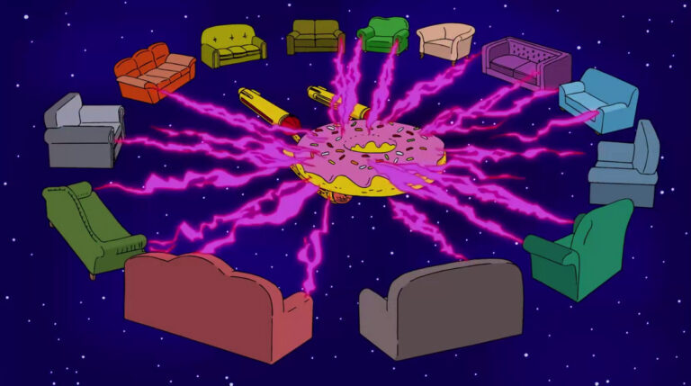 Couchgag aus „Lisa on Broadway“ (Staffel 27)