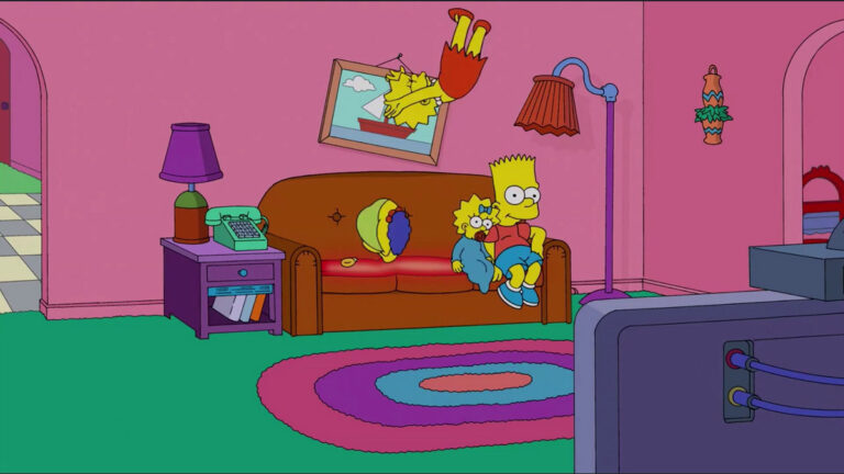 Couchgag aus „Marge will's wissen“ (Staffel 26)