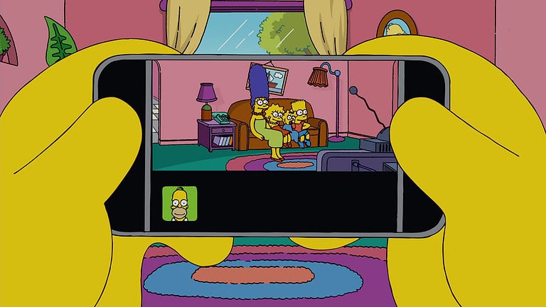 Couchgag aus „Million Dollar Homie“ (Staffel 21)