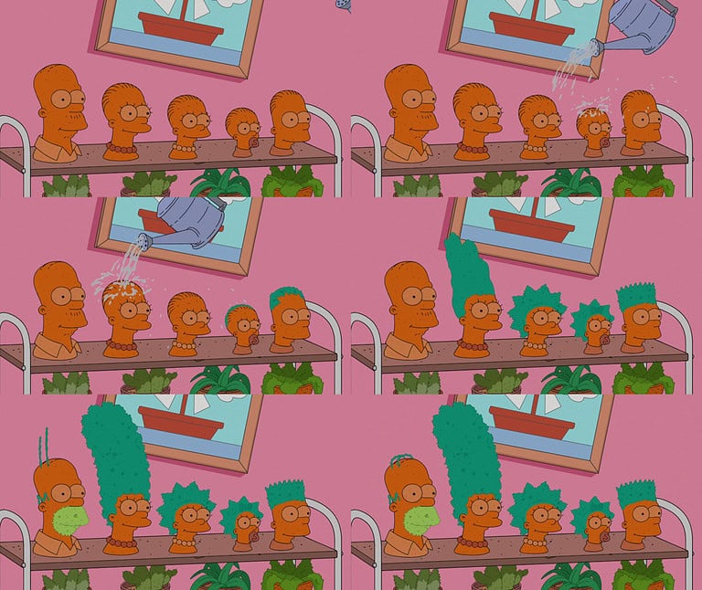 Couchgag aus „Moho House“ (Staffel 28)