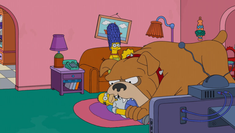 Couchgag aus „Queenpin“ (Staffel 34)