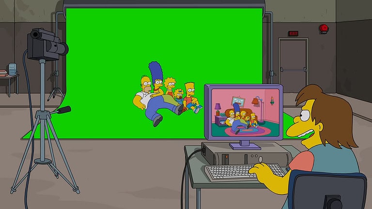 Couchgag aus „Undercover Burns - Disney+: Burns Undercover“ (Staffel 32)