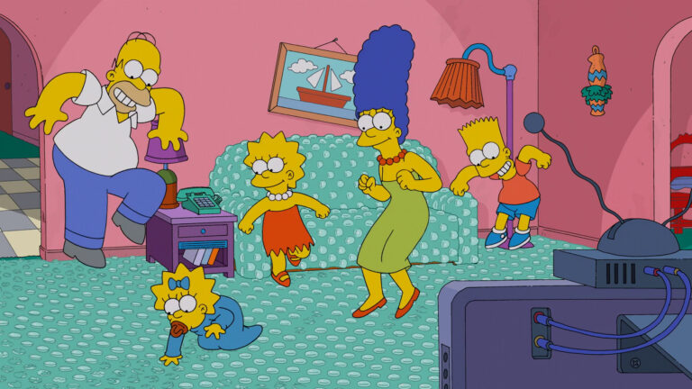 Couchgag aus „Vorwärts in die Zukunft“ (Staffel 25)