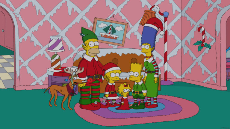 Couchgag aus „White Christmas Blues“ (Staffel 25)