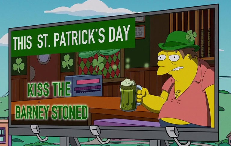 Werbetafelgag aus „Krise nach Kamp Krusty“ (Staffel 28)
