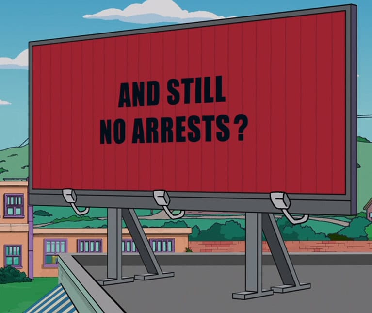 Werbetafelgag aus „Lisa hat den Blues“ (Staffel 29)