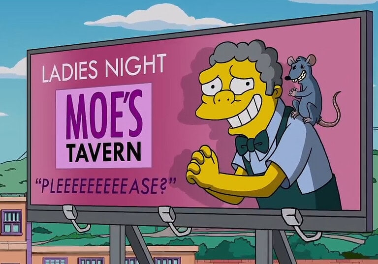 Werbetafelgag aus „Ladies Night “ (Staffel 36)