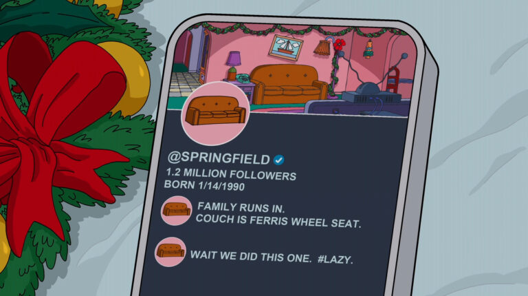 Couchgag aus „Der Berg ruft “ (Staffel 36)