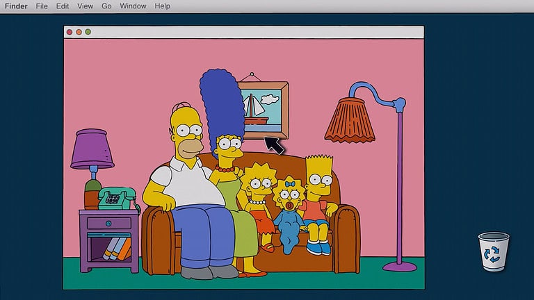 Couchgag aus „Ein Mob kam in die Küche“ (Staffel 36)
