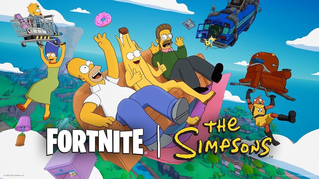 Springfield trifft Fortnite! Die Simpsons mischen das Battle Royale mit einer eigenen Map, neuen Skins und jeder Menge gelbem Chaos auf – das Crossover-Event startet am 1. November 2025.